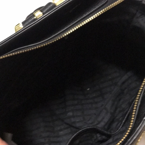 Steve Madden Bags Steve Madden Blackgold Large Handbag Poshmark